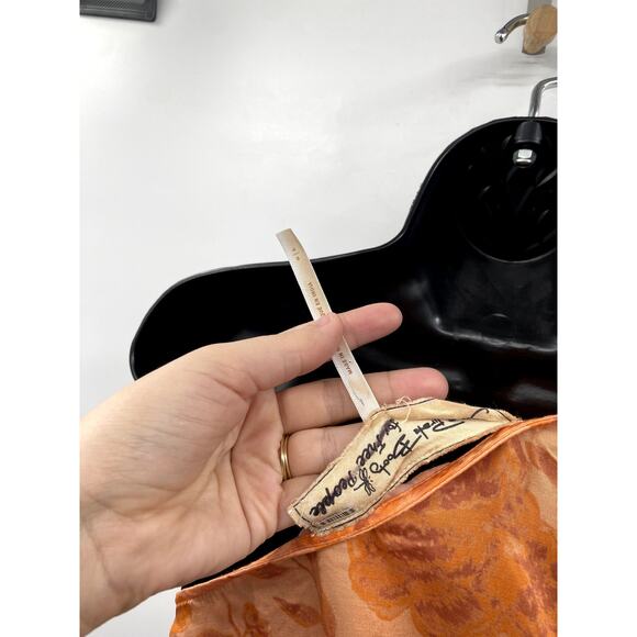 Free people x Jens Pirate booty orange Floral One Sleeve Aliana Dress - Picture 5 of 9